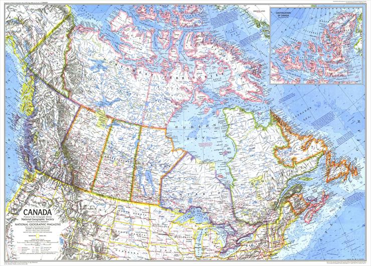 Mapy - National Geographic - Kanada Polityczna 1972.jpg