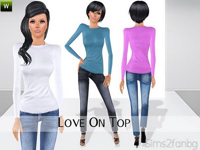 Codzienne - Set Love On Top - Downs Sims 3.jpg