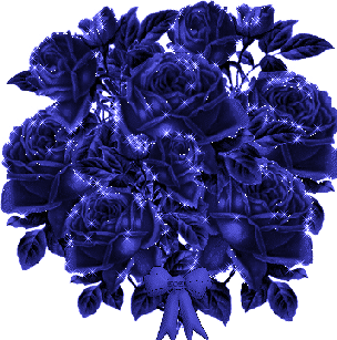 GIFY - niebieskie róże3.gif