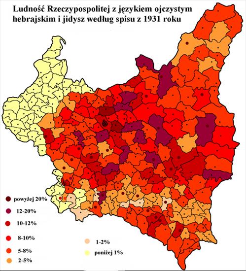 Mapy i wykresy - Hebrew_and_Yiddish_language_frequency_in_Poland_in_1931.png
